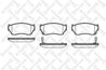 Set placute frana Stellox 375 002-SX