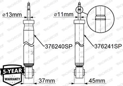 Amortizor Monroe 376241SP