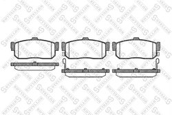 Set placute frana Stellox 377 012-SX