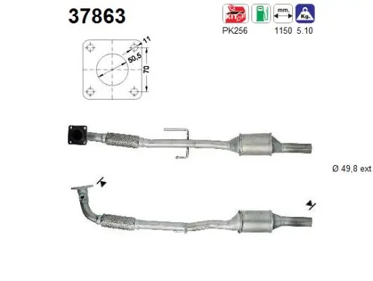 Catalizator AS 37863