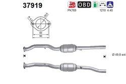 CATALIZATOR AS 37919 - Compatibil cu AUDI, VW
