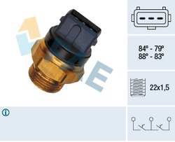 Comutator temperatura ventilator radiator FAE 37940