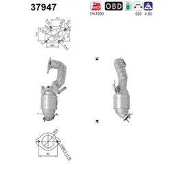 CATALIZATOR AS 37947 - Compatibil cu SEAT, VW
