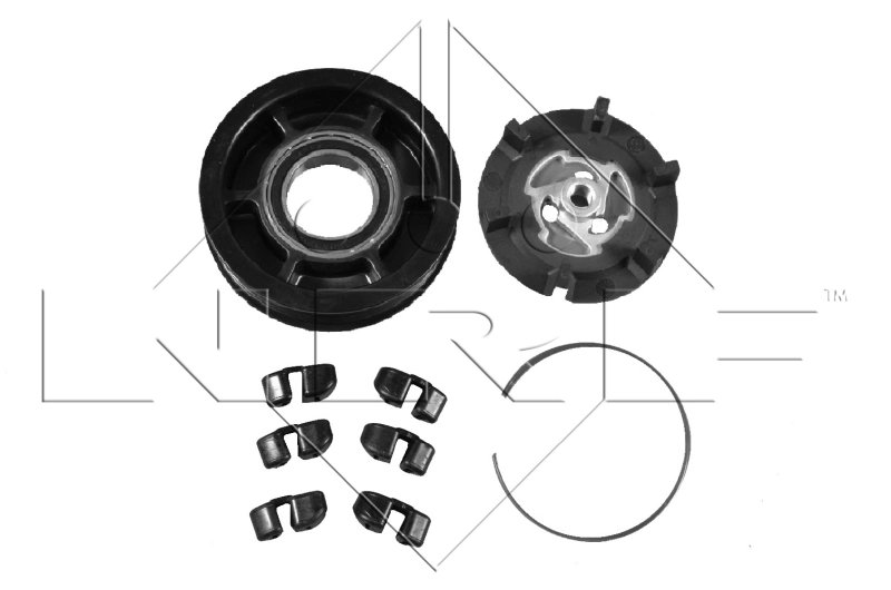 CUPLA MAGNETICA COMPRESOR CLIMATIZARE NRF 380059 - Compatibil cu OPEL, VAUXHALL