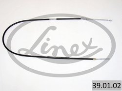 CABLU FRANA DE MANA LINEX 39.01.02 - Compatibil cu SKODA