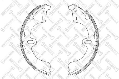 Set saboti frana Stellox 391 100-SX