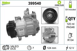 COMPRESOR CLIMATIZARE VALEO 399540 - Compatibil cu MERCEDES-BENZ