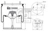 Burduf suspensie pneumatica Febi Bilstein 39986