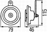 Claxon HELLA 3AL 007 425-791