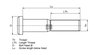 BOLT ROATA DT SPARE PARTS 4.40225 - Compatibil cu MERCEDES-BENZ, SETRA