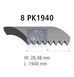 CUREA TRANSMISIE DT SPARE PARTS 4.80548 - Compatibil cu MAZ, MERCEDES-BENZ
