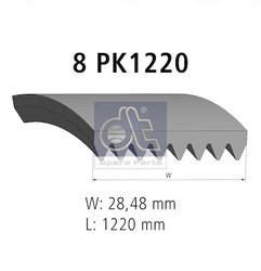 CUREA TRANSMISIE DT SPARE PARTS 4.80547 - Compatibil cu DAF, MERCEDES-BENZ, VOLVO