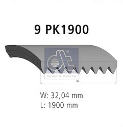 CUREA TRANSMISIE DT SPARE PARTS 4.80708 - Piesa auto compatibila cu mai multe marci
