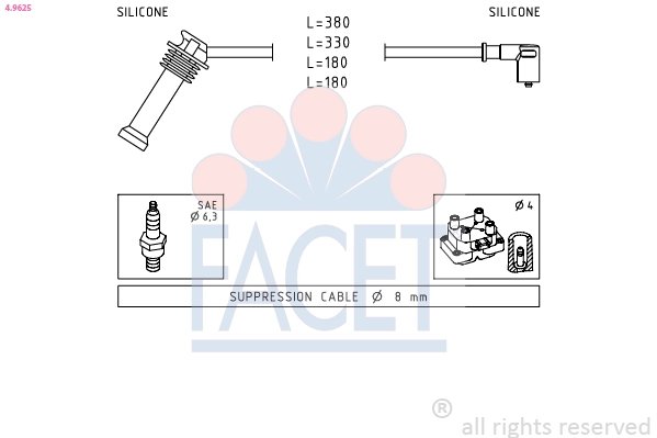 Fise bujii FACET 4.9625