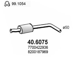 TOBA ESAPAMENT INTERMEDIARA ASSO 40.6075 - Compatibil cu RENAULT
