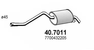 Toba esapament finala ASSO 40.7011