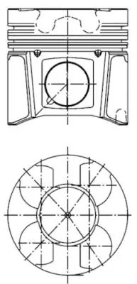 Piston Kolbenschmidt 40079600
