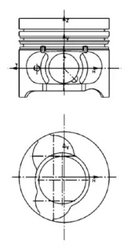 Piston Kolbenschmidt 40190600