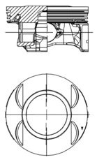 Piston Kolbenschmidt 40199600