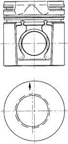 PISTON KOLBENSCHMIDT 40235610 - Compatibil cu LANDINI, MCCORMICK