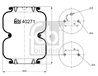 Burduf suspensie pneumatica Febi Bilstein 40271