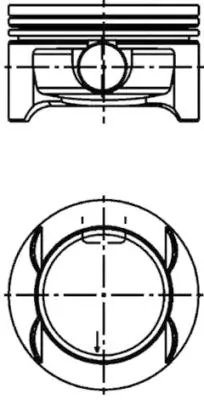 PISTON KOLBENSCHMIDT 40384600 - Compatibil cu OPEL, VAUXHALL