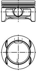 PISTON KOLBENSCHMIDT 40386620 - Compatibil cu CHEVROLET, HOLDEN, OPEL, VAUXHALL
