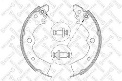 SET SABOTI FRANA STELLOX 404 100-SX - Compatibil cu NISSAN