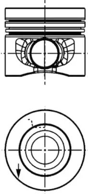Piston Kolbenschmidt 40558610