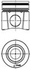 PISTON KOLBENSCHMIDT 40588610 - Compatibil cu FORD, VW