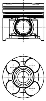 Piston Kolbenschmidt 40660600