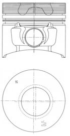 PISTON KOLBENSCHMIDT 40773610 - Piesa auto compatibila cu mai multe marci