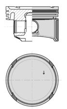 PISTON KOLBENSCHMIDT 40795600 - Compatibil cu SEAT, SKODA, VW