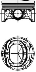 Piston Kolbenschmidt 40846620