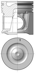 PISTON KOLBENSCHMIDT 40912600 - Piesa auto compatibila cu mai multe marci