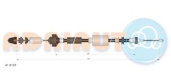 CABLU AMBREIAJ ADRIAUTO 41.0137 - Compatibil cu RENAULT