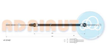 Cablu ambreiaj Adriauto 41.0142