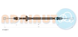 CABLU FRANA DE MANA ADRIAUTO 41.0224.1 - Compatibil cu NISSAN, OPEL, RENAULT