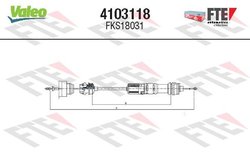 CABLU AMBREIAJ FTE 4103118 - Compatibil cu PEUGEOT