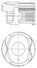 Piston Kolbenschmidt 41250600
