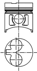PISTON KOLBENSCHMIDT 41530600 - Piesa auto compatibila cu mai multe marci