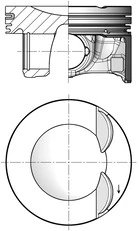 PISTON KOLBENSCHMIDT 41533620 - Compatibil cu AUDI, CUPRA, SEAT, SKODA, VW