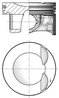 PISTON KOLBENSCHMIDT 41533620 - Compatibil cu AUDI, CUPRA, SEAT, SKODA, VW
