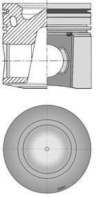 PISTON KOLBENSCHMIDT 41541620 - Compatibil cu DAF, KENWORTH