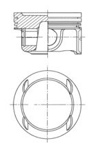 PISTON KOLBENSCHMIDT 41784620 - Compatibil cu BUICK, BUICK (SGM), CHEVROLET, HOLDEN, OPEL, VAUXHALL