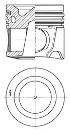 PISTON KOLBENSCHMIDT 41804600 - Compatibil cu IVECO
