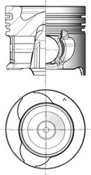 PISTON KOLBENSCHMIDT 41813600 - Compatibil cu RENAULT