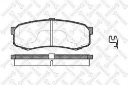 Set placute frana Stellox 424 004B-SX