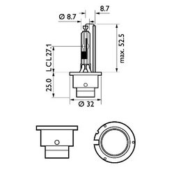 BEC, FAR FAZA LUNGA PHILIPS 42406VIC1 - Compatibil cu SUBARU, TOYOTA
