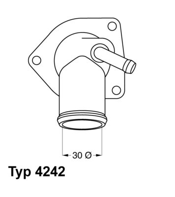 TERMOSTAT LICHID RACIRE WAHLER 4242.92D - Compatibil cu OPEL, VAUXHALL